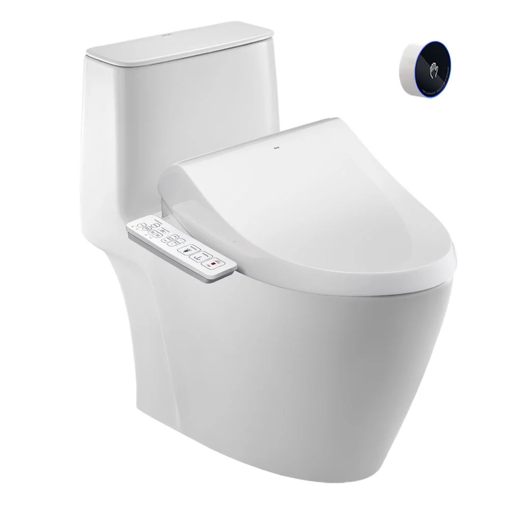 Bàn cầu 1 khối xả cảm ứng nắp điện tử INAX ACT-902 + CW-H18VN