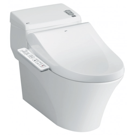 Bàn cầu 1 khối nắp điện tử INAX AC-1008R + CW-H17VN