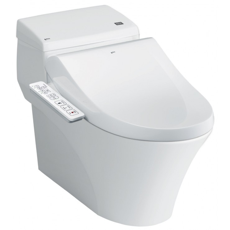 Bàn cầu 1 khối nắp điện tử INAX AC-1017R + CW-H18VN