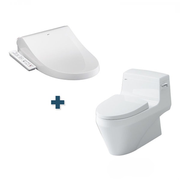 Bàn cầu 1 khối nắp điện tử INAX AC-1135 + CW-H17VN