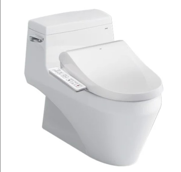 Bàn cầu 1 khối nắp điện tử INAX AC-1135 + CW-H18VN