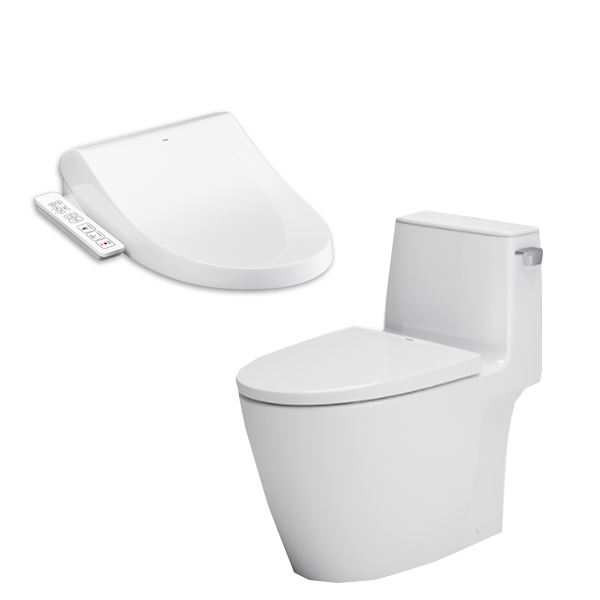 Bàn cầu 1 khối nắp điện tử INAX AC-912 + CW-H17VN