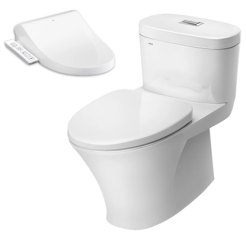 Bàn cầu 1 khối nắp điện tử INAX AC-959A + CW-H17VN