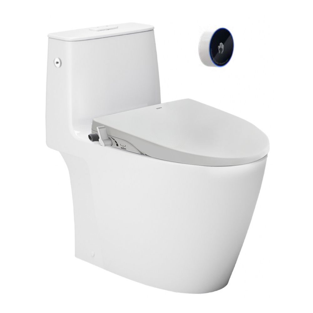 Bàn cầu 1 khối xả cảm ứng nắp rửa cơ INAX ACT-902 + CW-S15VN