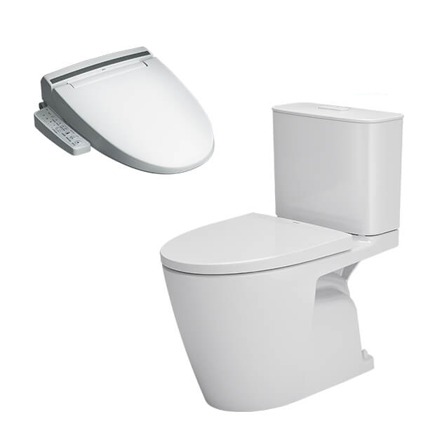 Bàn cầu 2 khối nắp điện tử INAX AC-602 + CW-KB22AVN