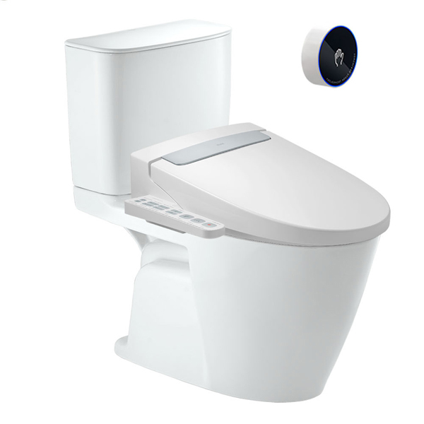 Bàn cầu 2 khối xả cảm ứng nắp điện tử INAX ACT-602 + CW-H20VN