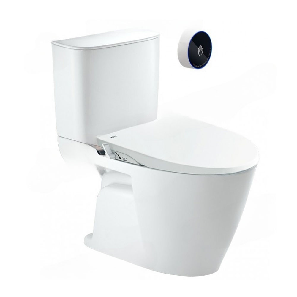 Bàn cầu 2 khối xả cảm ứng nắp rửa cơ INAX ACT-602 + CW-S15VN