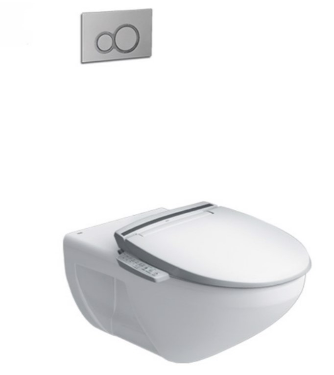 Bàn cầu treo tường nắp điện tử INAX AC-23P + CW-KB22AVN