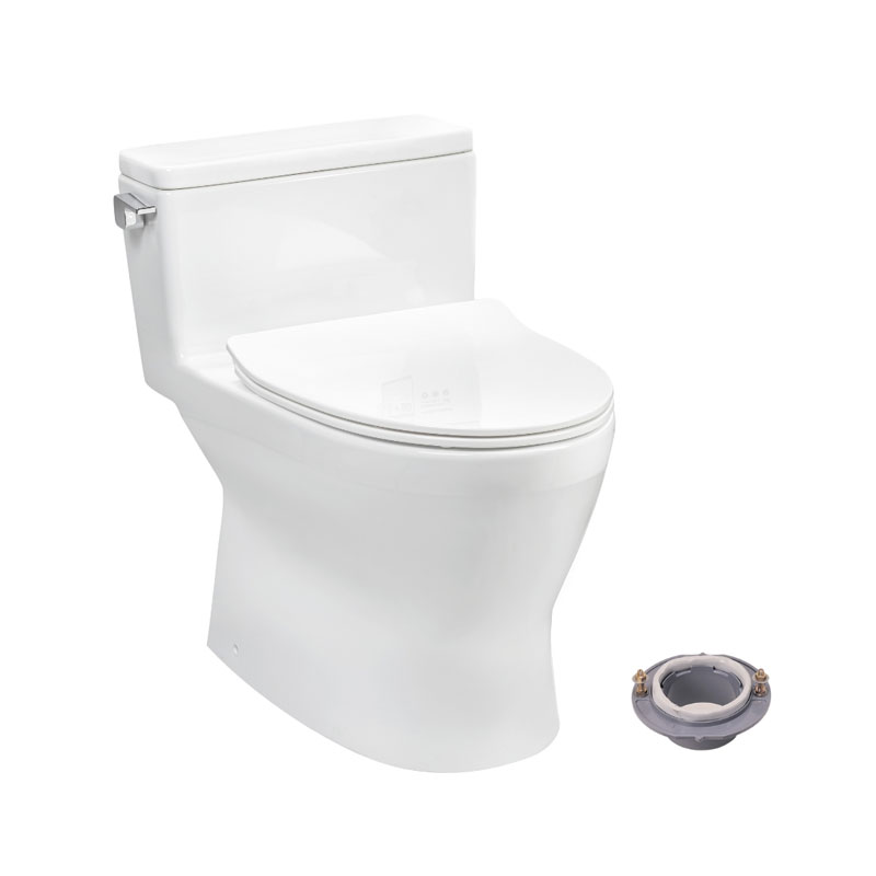 Bàn cầu 1 khối TOTO MS188VKT8#XW T53P100VR nắp đóng êm TC600VS