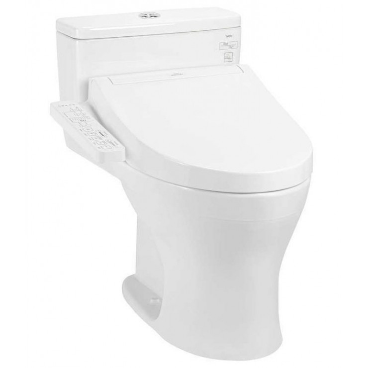 Bàn cầu TOTO MS855CDW17 1 khối nắp điện tử Washlet C2 TCF23460AAA giấu dây