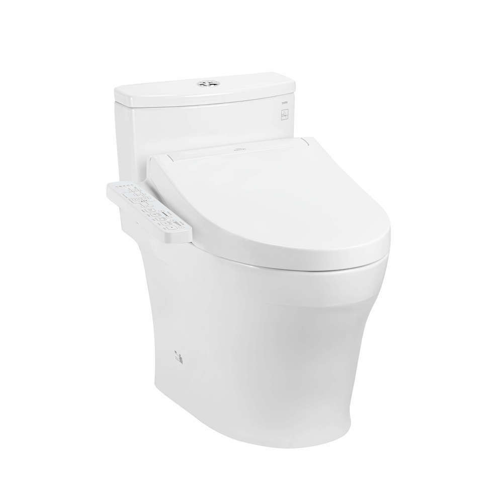 Bàn cầu 1 khối TOTO MS885CDW17 nắp điện tử Washlet C2 TCF23460AAA giấu dây