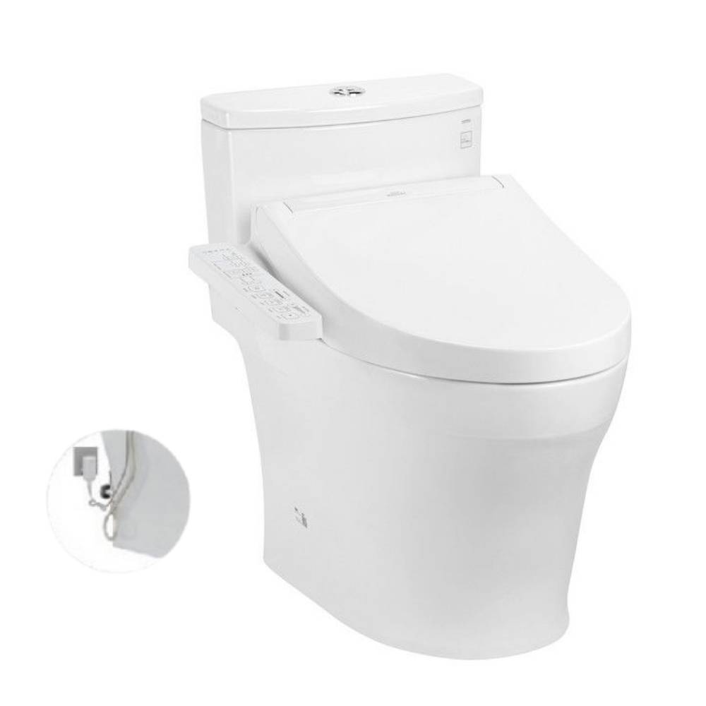 Bàn cầu 1 khối TOTO MS885DW16  nắp điện tử Washlet C2 TCF23410AAA
