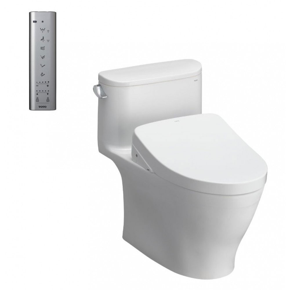 Bàn cầu 1 khối TOTO MS887CRW12 nắp điện tử Washlet S7 TCF4911EZ giấu dây