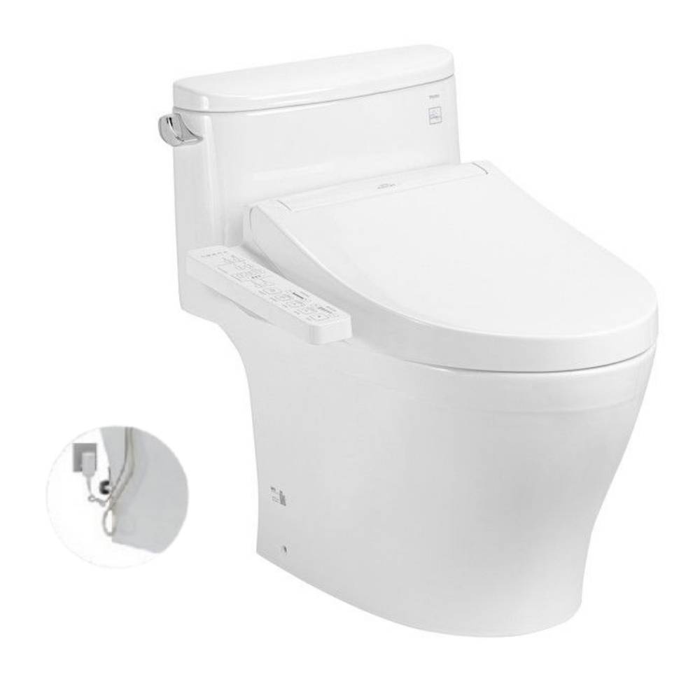 Bàn cầu 1 khối  TOTO MS887RW16 nắp điện tử Washlet C2 TCF23410AAA
