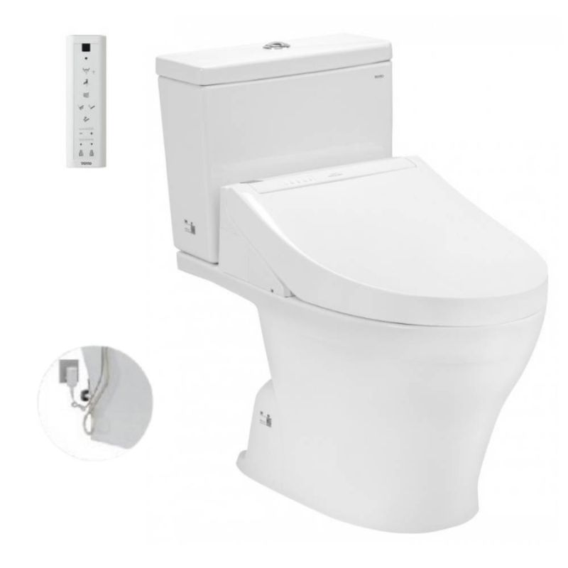 Bàn cầu 2 khối TOTO CS326DW14 nắp điện tử Washlet C5 TCF24410AAA