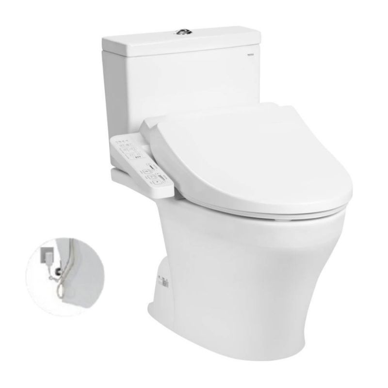 Bàn cầu 2 khối TOTO CS326DW18 nắp điện tử TCF23710AAA Washlet C2 cơ bản