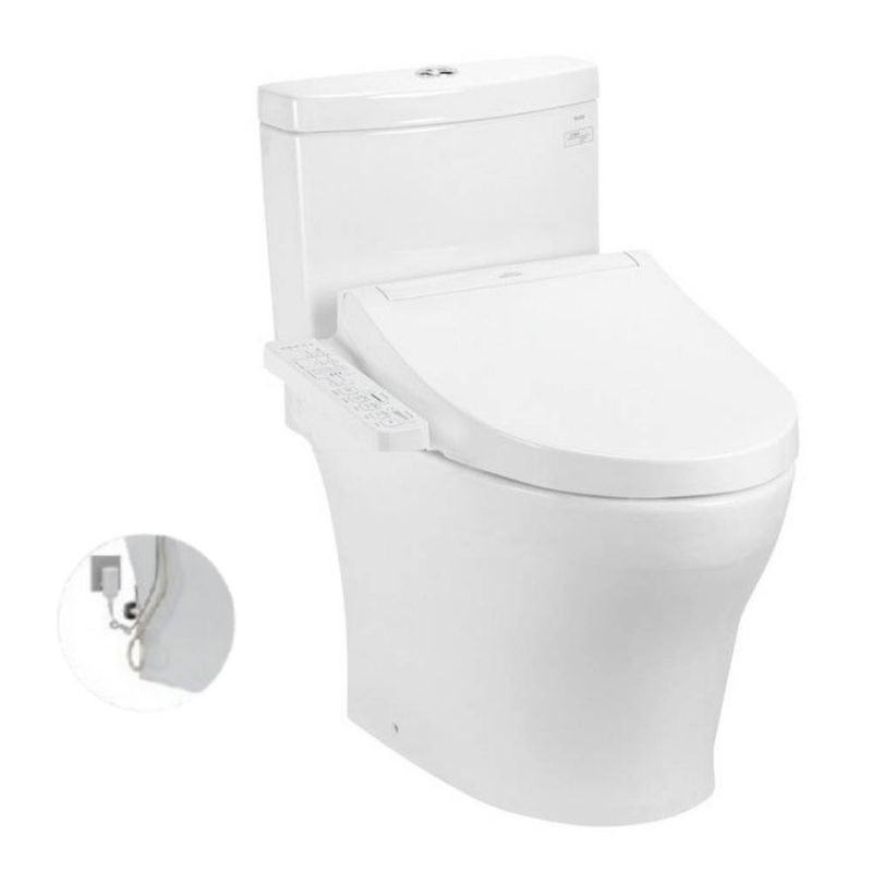 Bàn cầu 2 khối TOTO CS769DRW16 nắp điện tử Washlet C2 TCF23410AAA