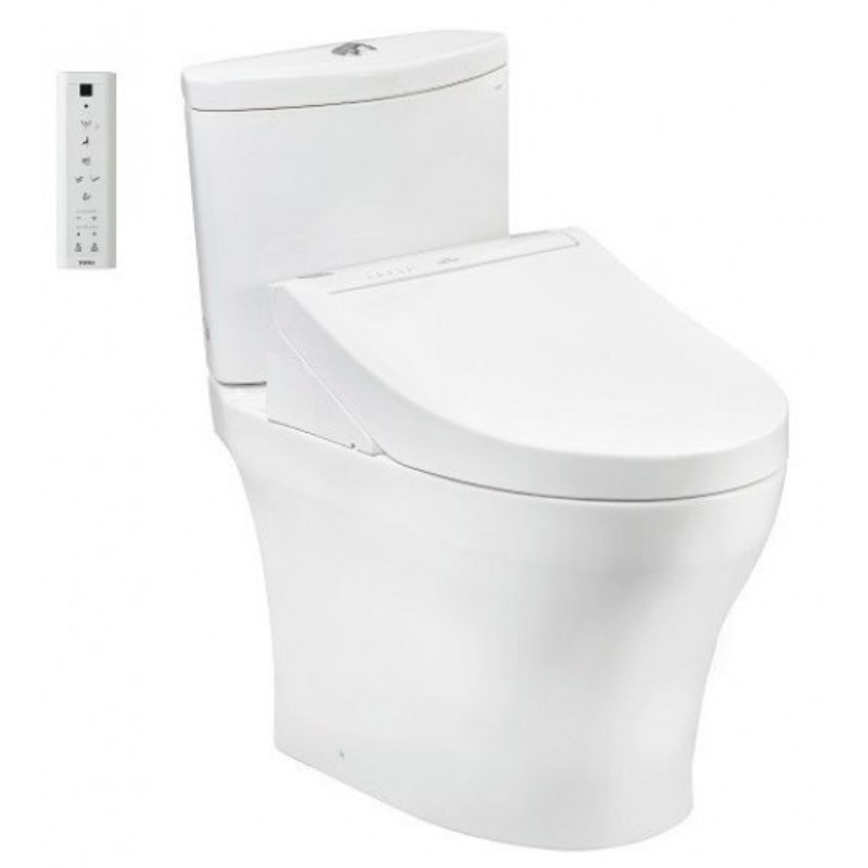 Bàn cầu 2 khối TOTO CS838CDW15 nắp điện tử Washlet C5 TCF24460AAA giấu dây