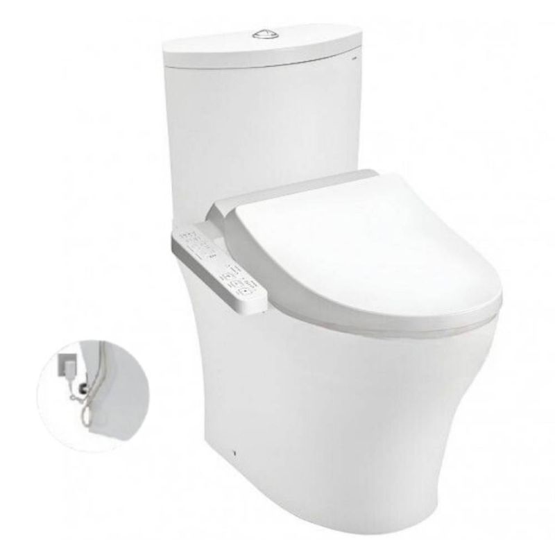 Bàn cầu 2 khối TOTO CS838DW18 nắp điện tử TCF23710AAA Washlet C2 cơ bản