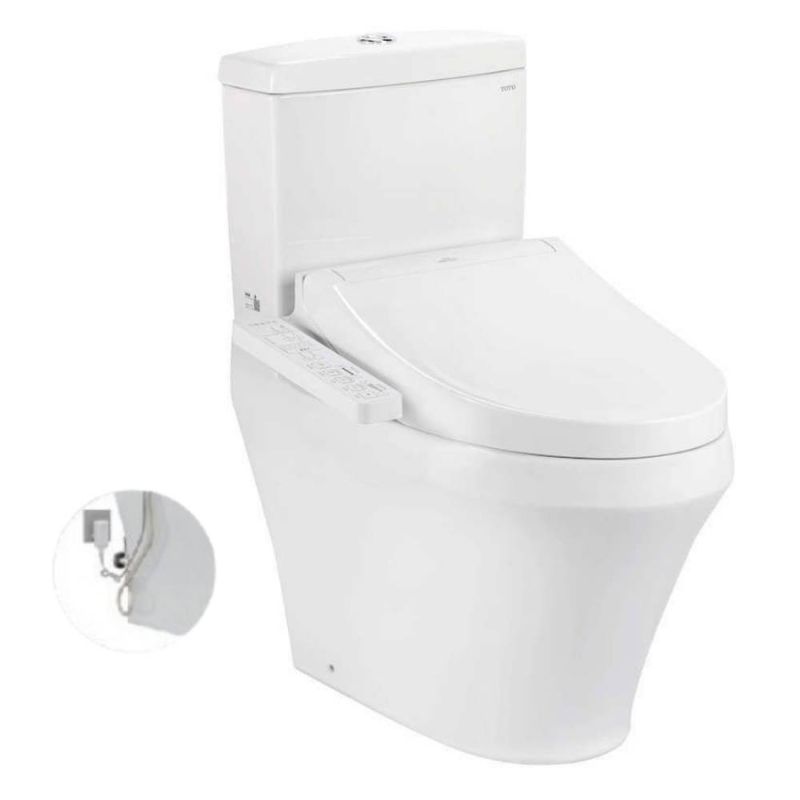 Bàn cầu 2 khối TOTO CS948DW16 nắp điện tử Washlet C2 TCF23410AAA