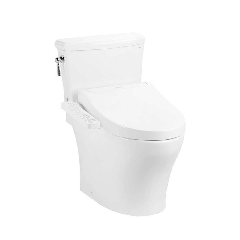 Bàn cầu 2 khối TOTO CS986CGW17 nắp điện tử Washlet C2 TCF23460AAA giấu dây