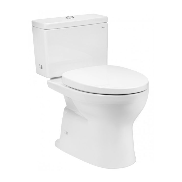 Bàn cầu 2 khối TOTO CS302DT3#W nắp đóng êm TC385VS