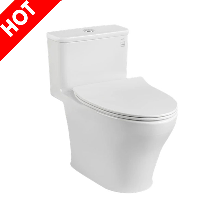 Bàn cầu 1 khối TOTO MS857DT8#XW nắp đóng êm TC600VS