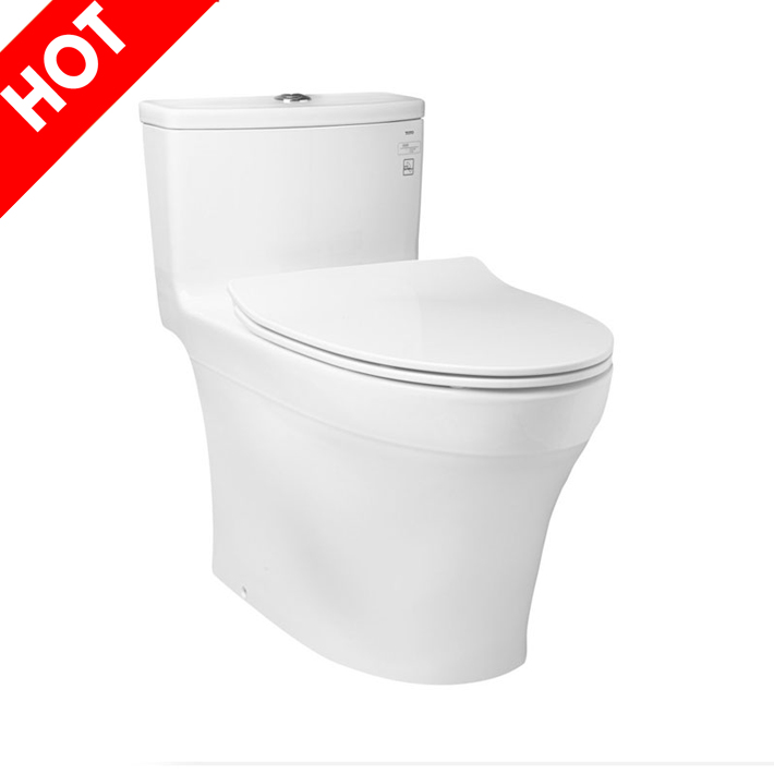 Bàn cầu 1 khối TOTO MS885DT8#XW nắp đóng êm TC600VS
