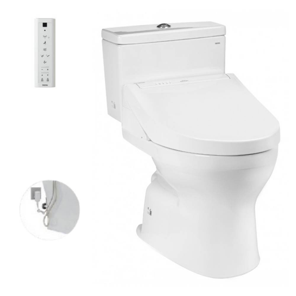 Bàn cầu 2 khối TOTO CS302DW14 nắp điện tử Washlet C5 TCF24410AAA
