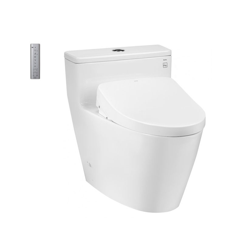 Bàn cầu 1 khối TOTO MS625CDW12#XW nắp điện tử Washlet S7 TCF4911EZ giấu dây