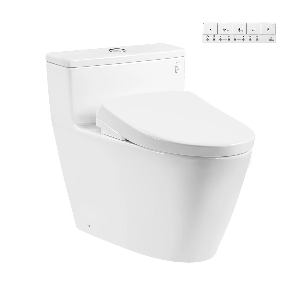 Bàn cầu 1 khối TOTO MS625CDW23#XW nắp điện tử Washlet S7 TCF47360GAA giấu dây