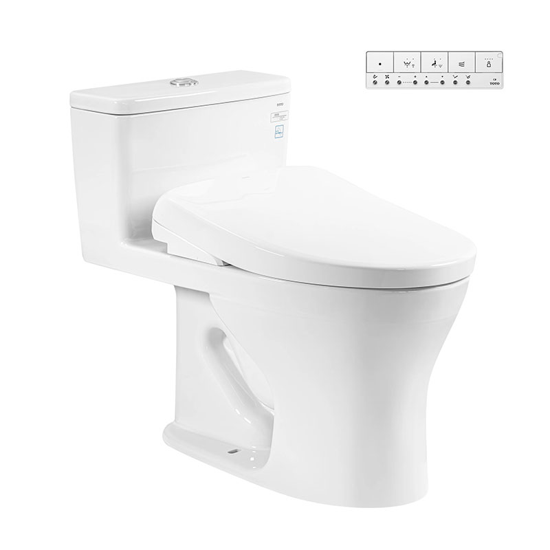 Bàn cầu 1 khối TOTO MS855CDW23#XW nắp điện tử Washlet S7 TCF47360GAA giấu dây