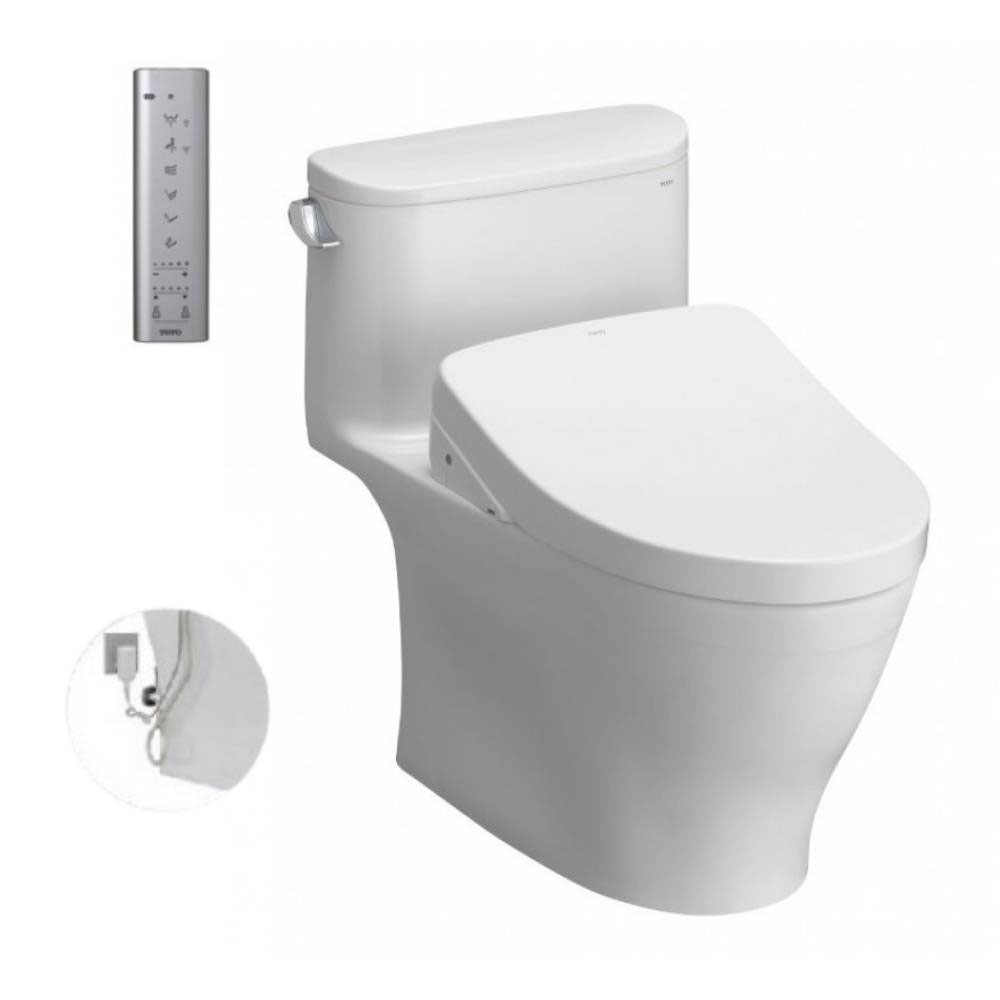 Bàn cầu 1 khối  TOTO MS887RW11 nắp điện tử Washlet S7 TCF4911Z