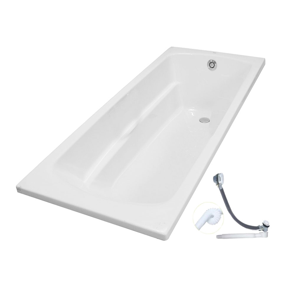 Bồn tắm TOTO PAY1730V#W TVBF411 nhựa 1m7 gồm bộ xả thải