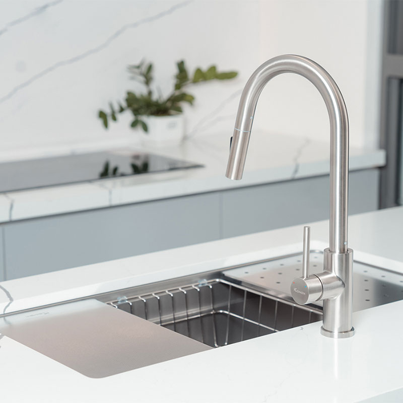 Chậu rửa bát chống xước Workstation Sink Dekor 8644SU