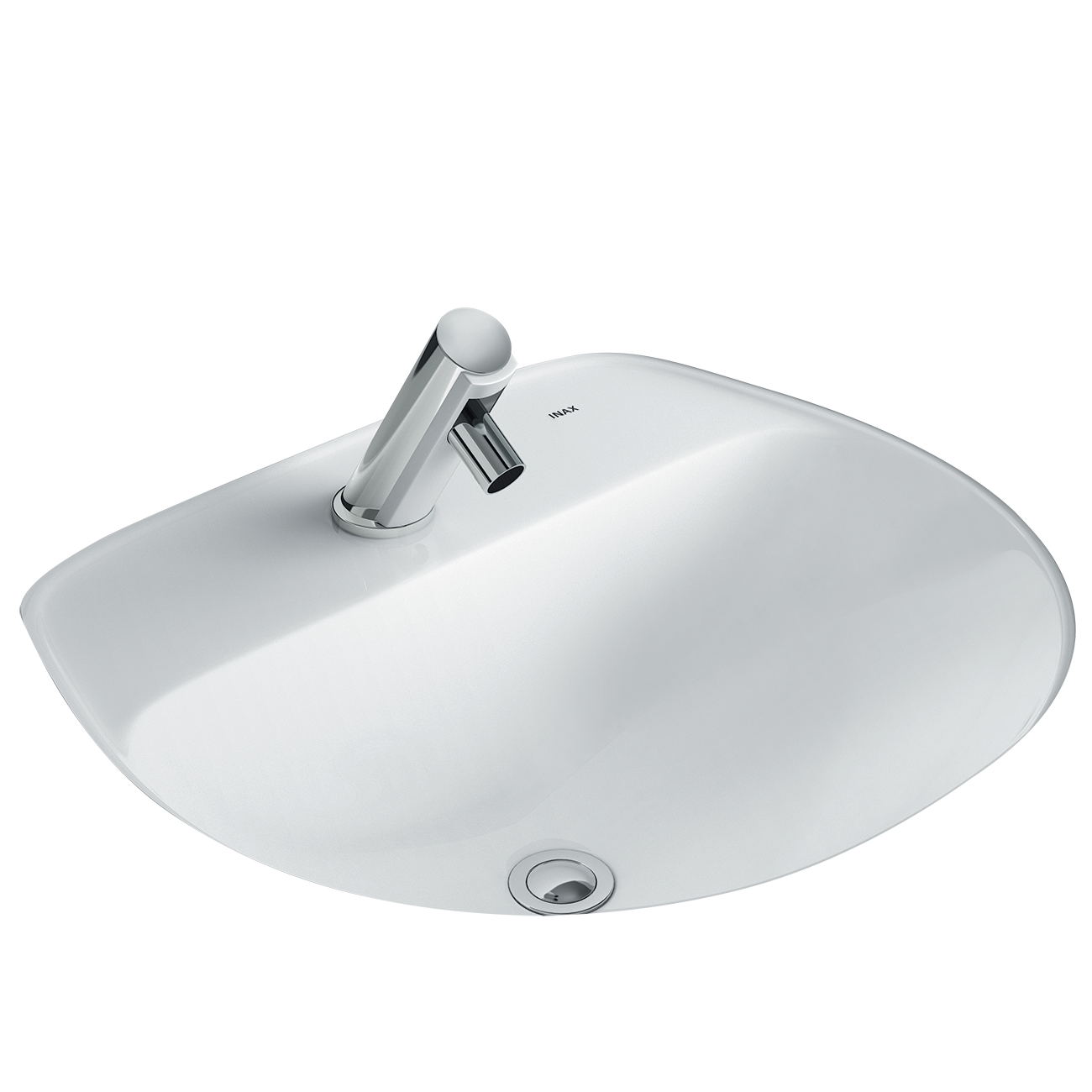 Chậu rửa mặt lavabo âm bàn INAX AL-2094V (AL2094V) (AL-2094VFC) men Aqua Ceramic