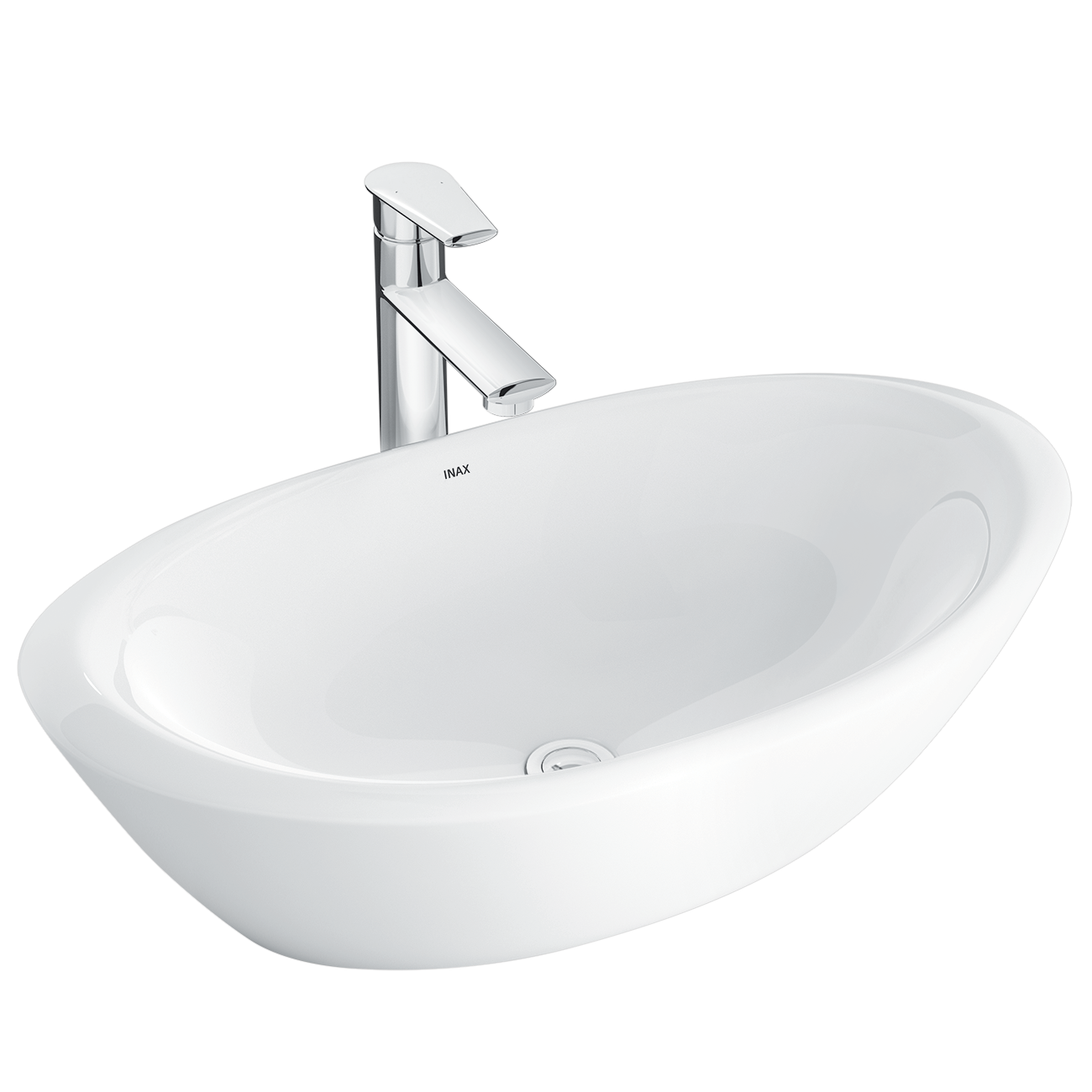 Chậu rửa lavabo đặt bàn INAX AL-465V (AL465V) men Aqua Ceramic