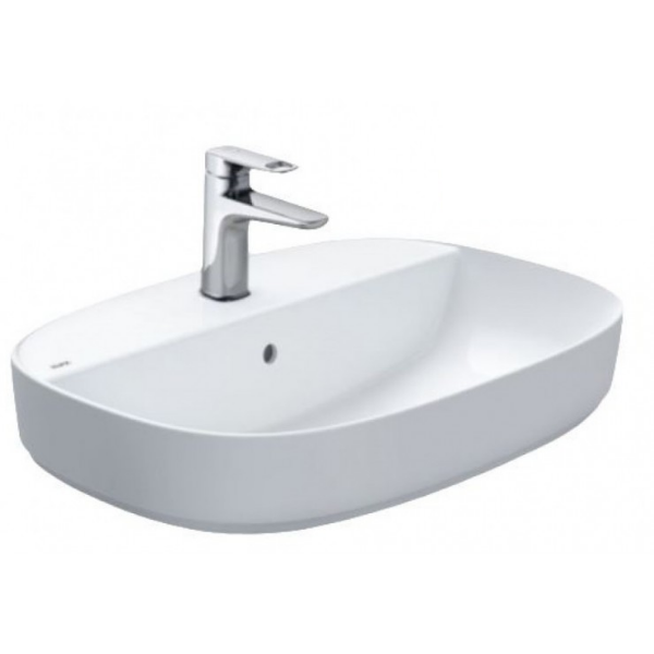 Chậu rửa lavabo đặt bàn INAX AL-652VGC 3 lỗ men Aqua Ceramic