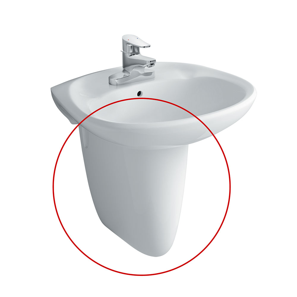 Chân chậu lavabo lửng INAX L-284VC (L284VC)