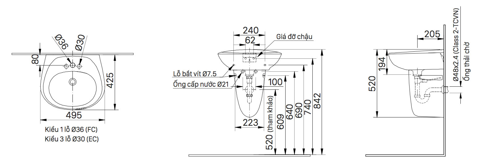 chan-chau-lavabo-lung-inax-l-284vc