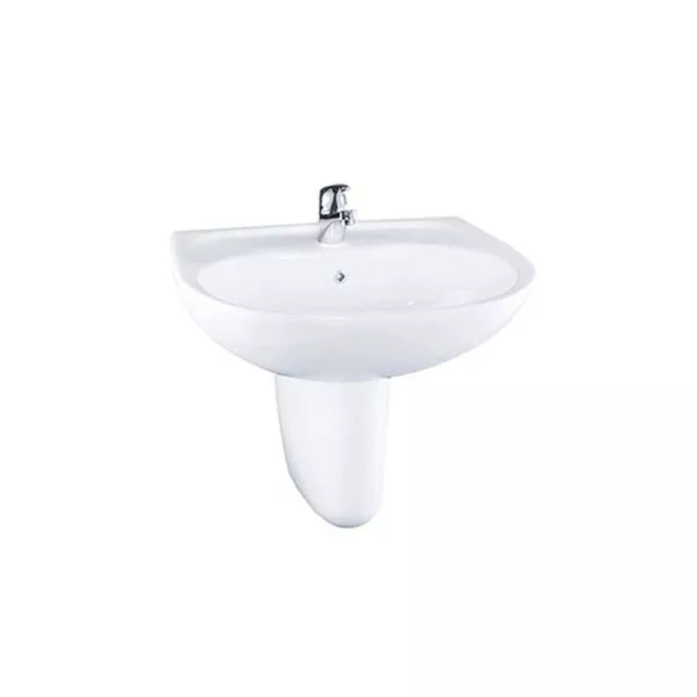 Chậu lavabo treo tường TOTO LHT236CS#W chân lửng