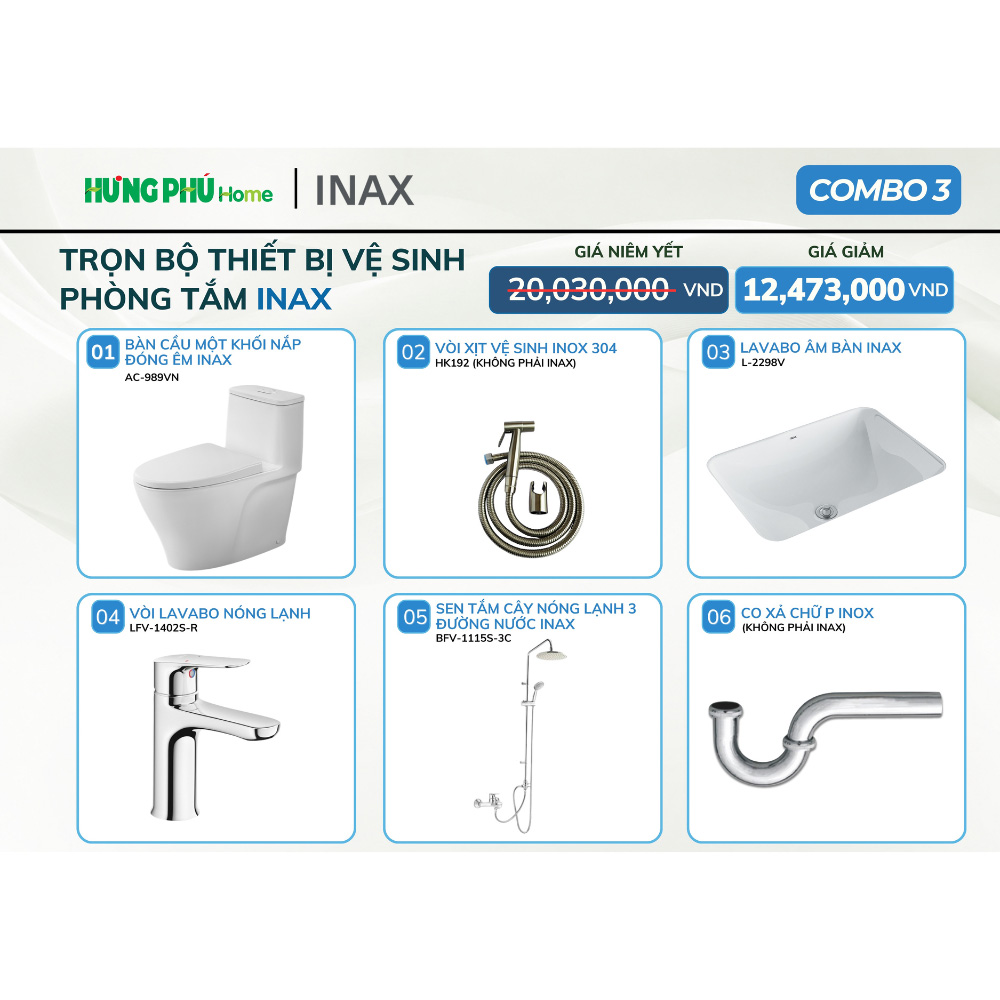 Combo INAX 3