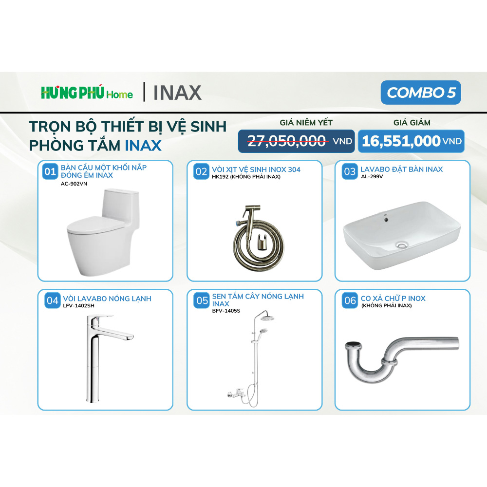 Combo INAX 5