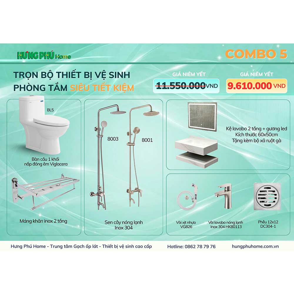 Combo tiết kiệm 5