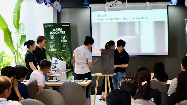 Buổi Workshop “Gạch khổ lớn – Chuẩn mực mới trong thiết kế không gian”