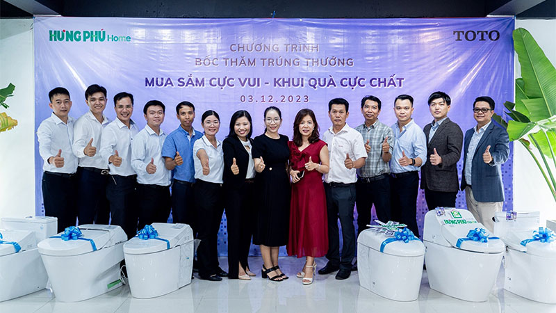 Thành công rực rỡ cùng siêu sự kiện MUA SẮM CỰC VUI - KHUI QUÀ CỰC CHẤT tại Hưng Phú Home