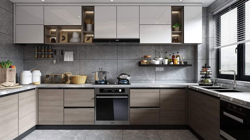 Cách xây bếp đơn giản theo xu hướng thiết kế hiện đại