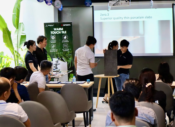 Buổi Workshop “Gạch khổ lớn – Chuẩn mực mới trong thiết kế không gian”